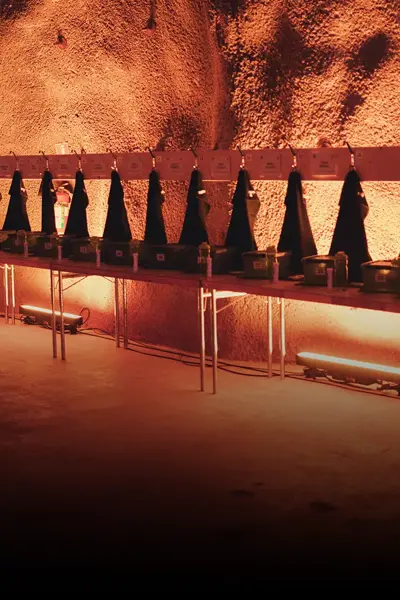 A long line of kit prepared for the World's Deepest Marathon