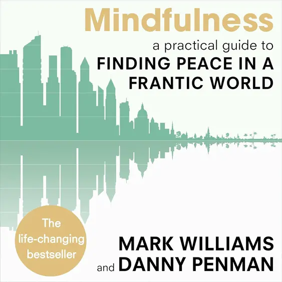 Mindfulness cover - a practical guide to how to be mindful and find peace in a frantic world.